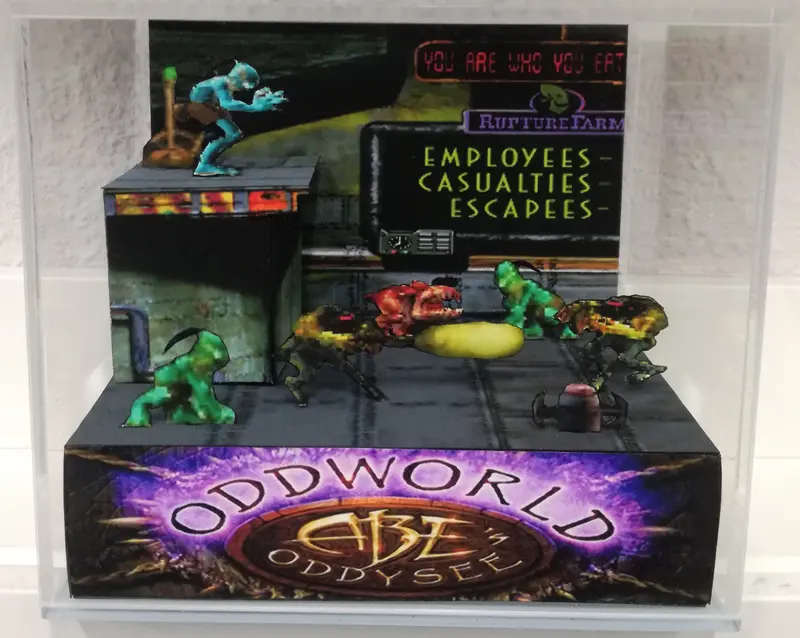 Abe´S Oddysee Cubic Diorama 1