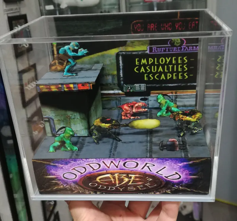 Abe´S Oddysee Cubic Diorama 2