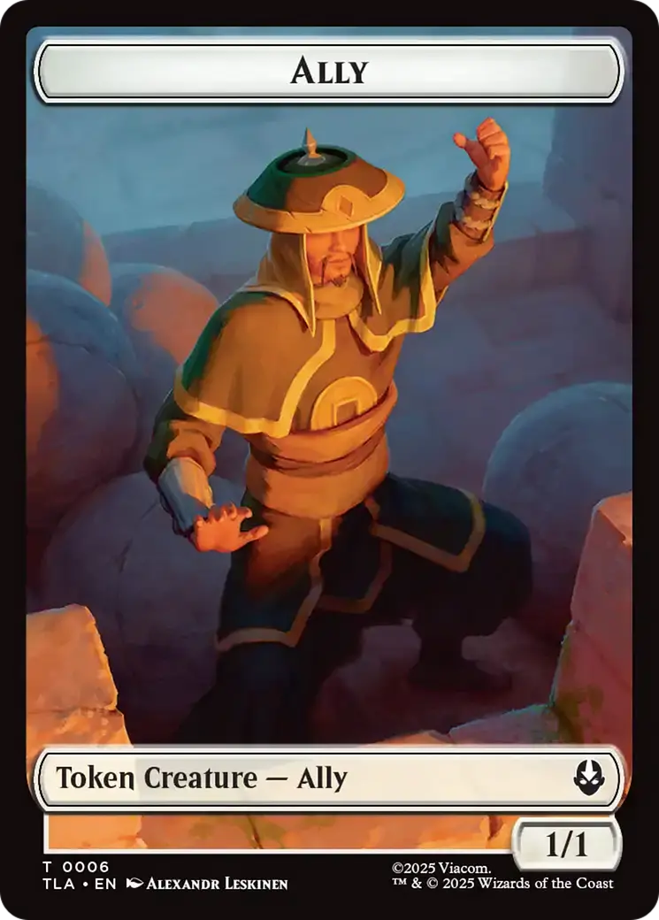 Ally (0006) // Bear Double-Sided Tokens [Avatar: The Last Airbender Tokens] 1