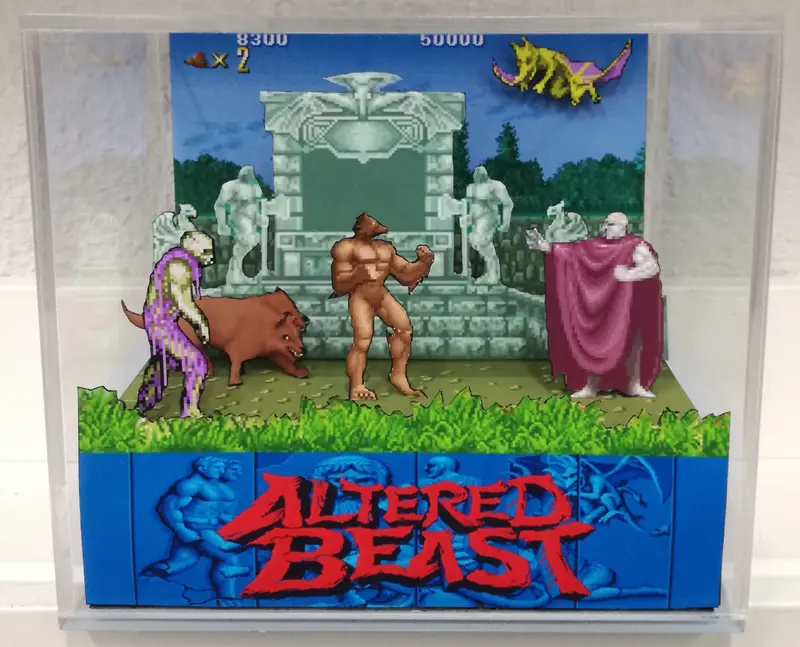 Altered Beast Cubic Diorama 1