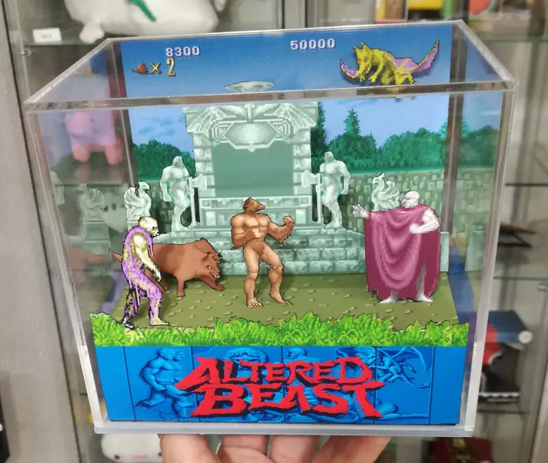 Altered Beast Cubic Diorama 2