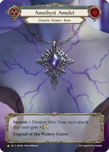 Amethyst Amulet (Treasure) [Sea189] (High Seas)  Cold Foil 1
