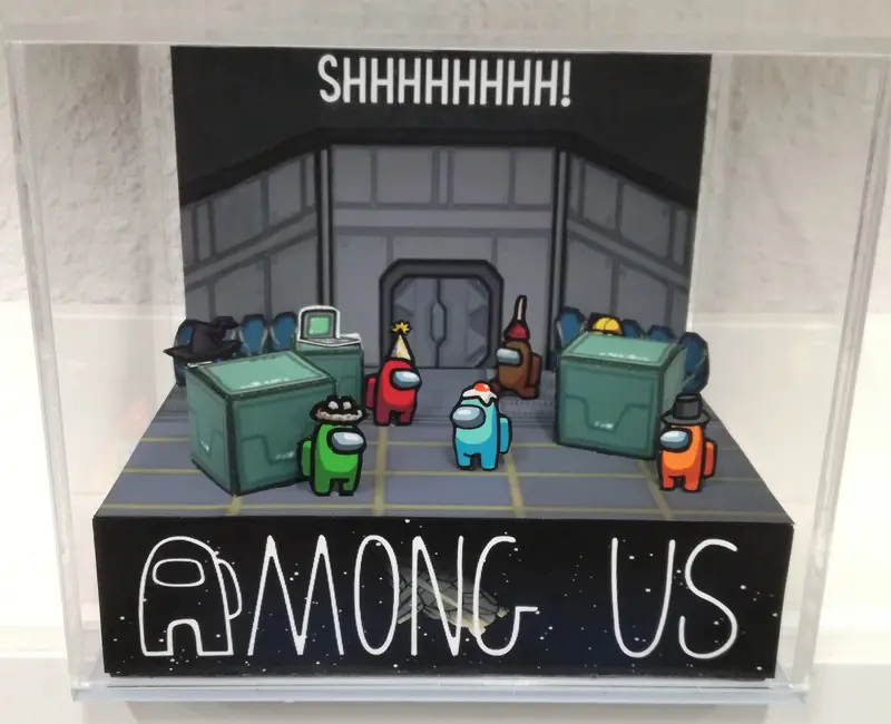 Among Us Cubic Diorama 1
