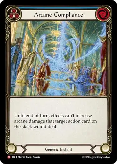 Arcane Compliance [Sea261] (High Seas)  Rainbow Foil 1