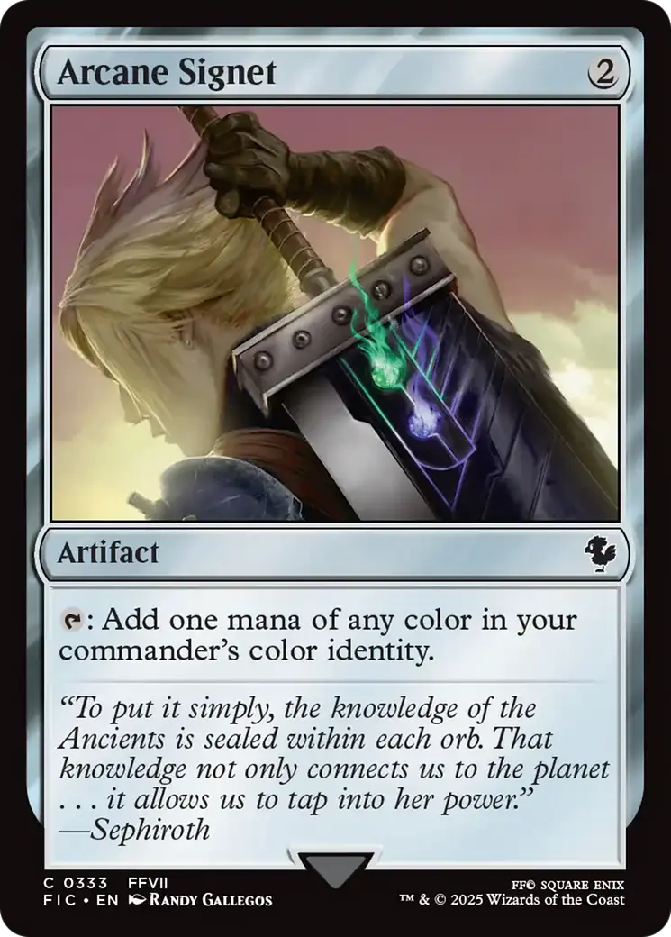Arcane Signet (0333) [Final Fantasy Commander] 1