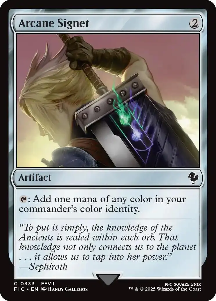 Arcane Signet (0333) (Surge Foil) [Final Fantasy Commander] 1