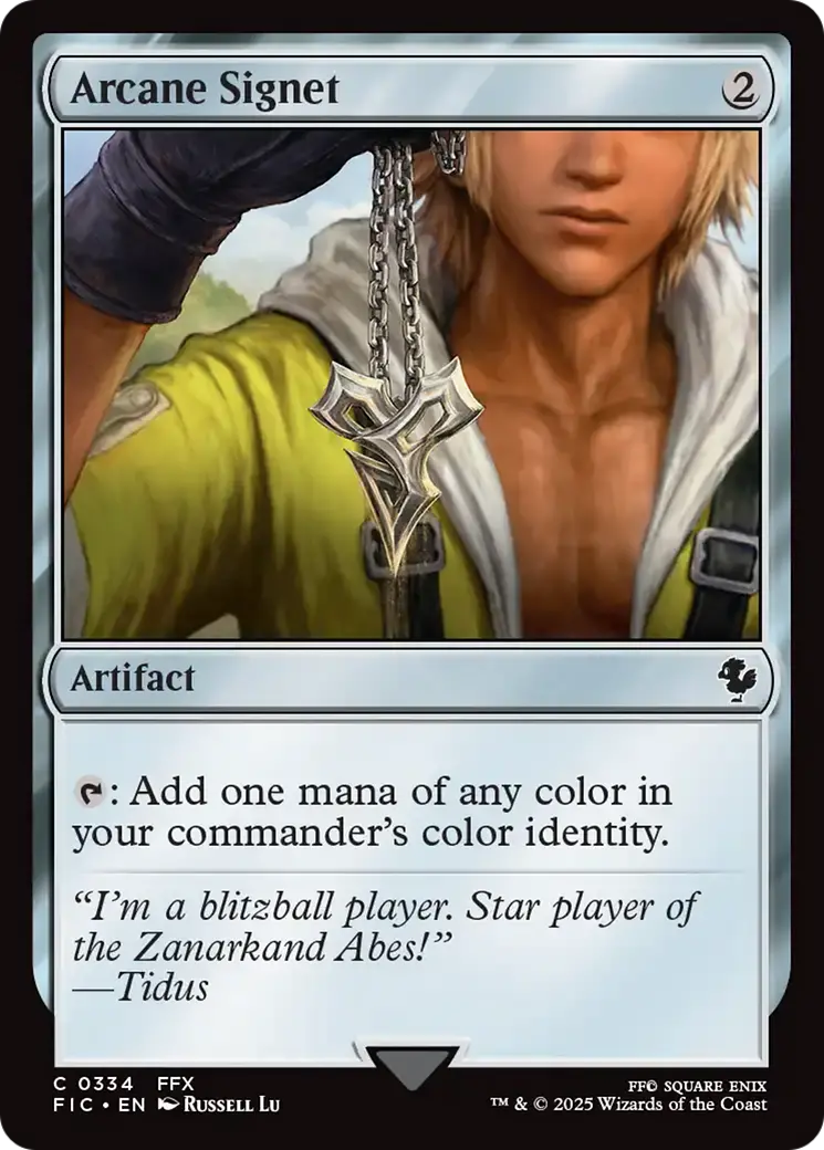 Arcane Signet (0334) [Final Fantasy Commander] 1