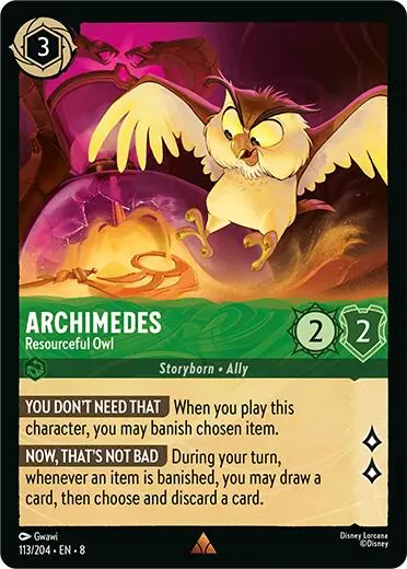 Archimedes - Resourceful Owl (113/204) [Reign Of Jafar] 1