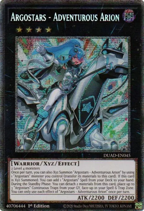 Argostars - Adventurous Arion (Starlight Rare) [Duad-En045] Starlight Rare 1