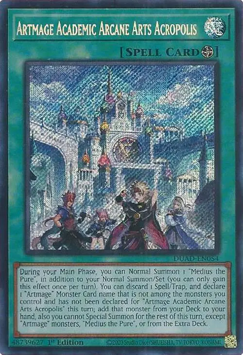 Artmage Academic Arcane Arts Acropolis [Duad-En054] Secret Rare 1