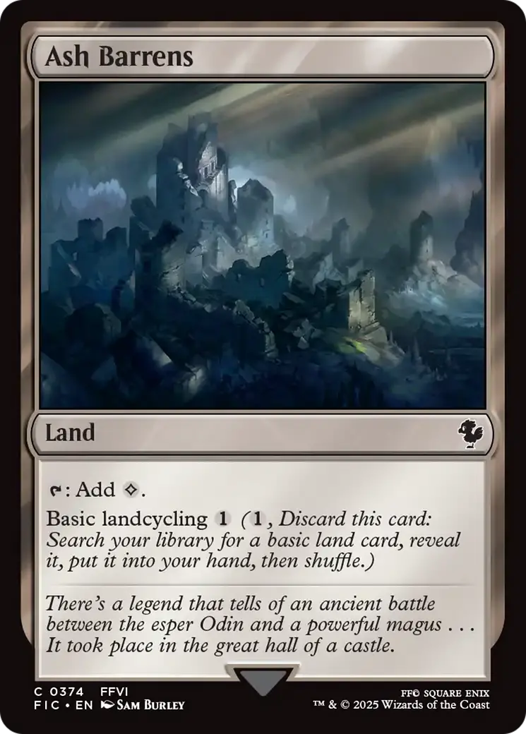 Ash Barrens [Final Fantasy Commander] 1