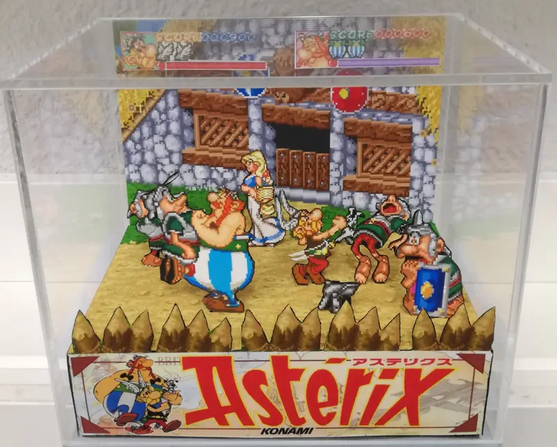 Asterix Arcade Cubic Diorama 1