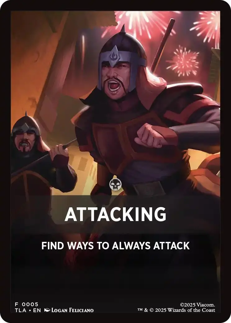 Attacking Theme Card [Avatar: The Last Airbender Tokens] 1