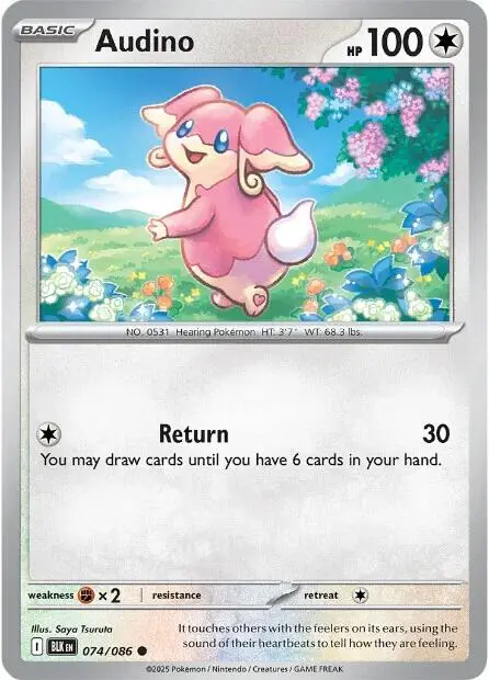 Audino (074/086) [Scarlet & Violet: Black Bolt] 1