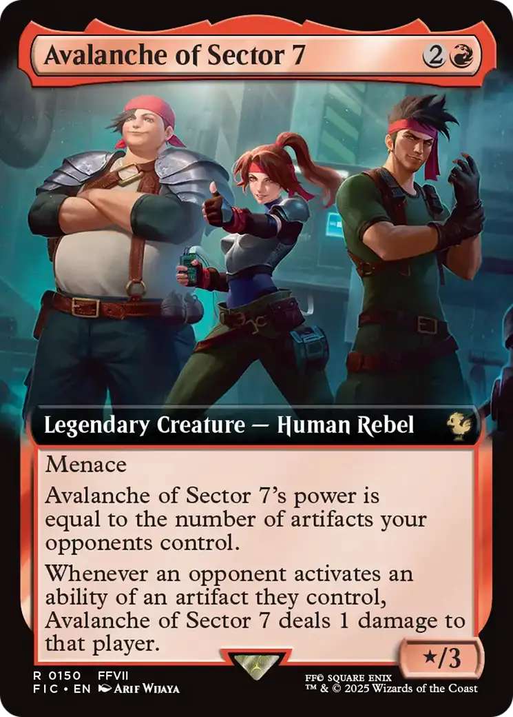 Avalanche Of Sector 7 (Extended Art) [Final Fantasy Commander] 1
