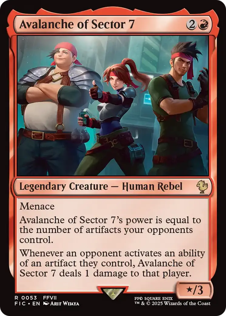 Avalanche Of Sector 7 [Final Fantasy Commander] 1