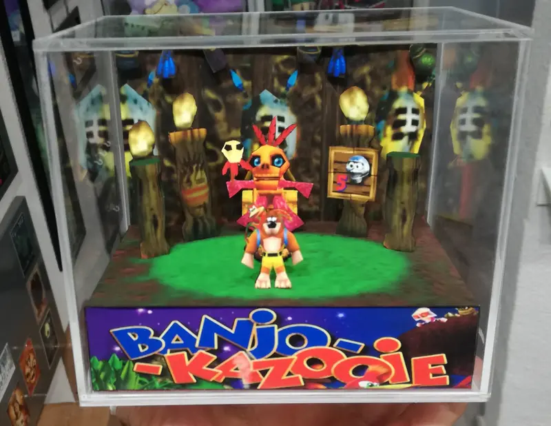 Banjo Kazooie Cubic Diorama 2