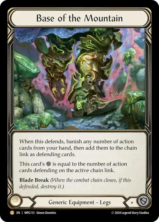 Base Of The Mountain [Mpg113] (Mastery Pack Guardian)  Rainbow Foil 1