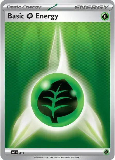 Basic Grass Energy (017) [Scarlet & Violet: Black Bolt] 1
