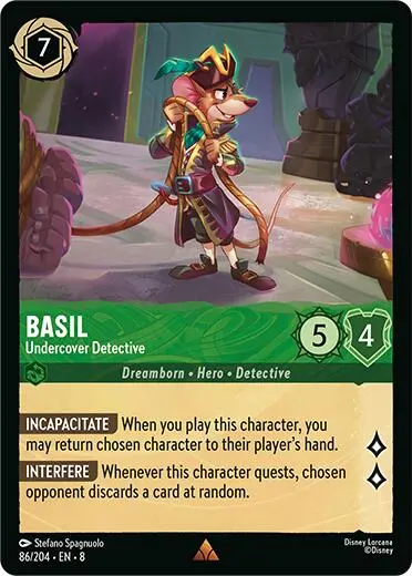Basil - Undercover Detective (86/204) [Reign Of Jafar] 1