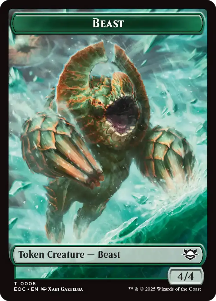 Beast (0006) // Pest Double-Sided Token [Edge Of Eternities Commander Tokens] 1