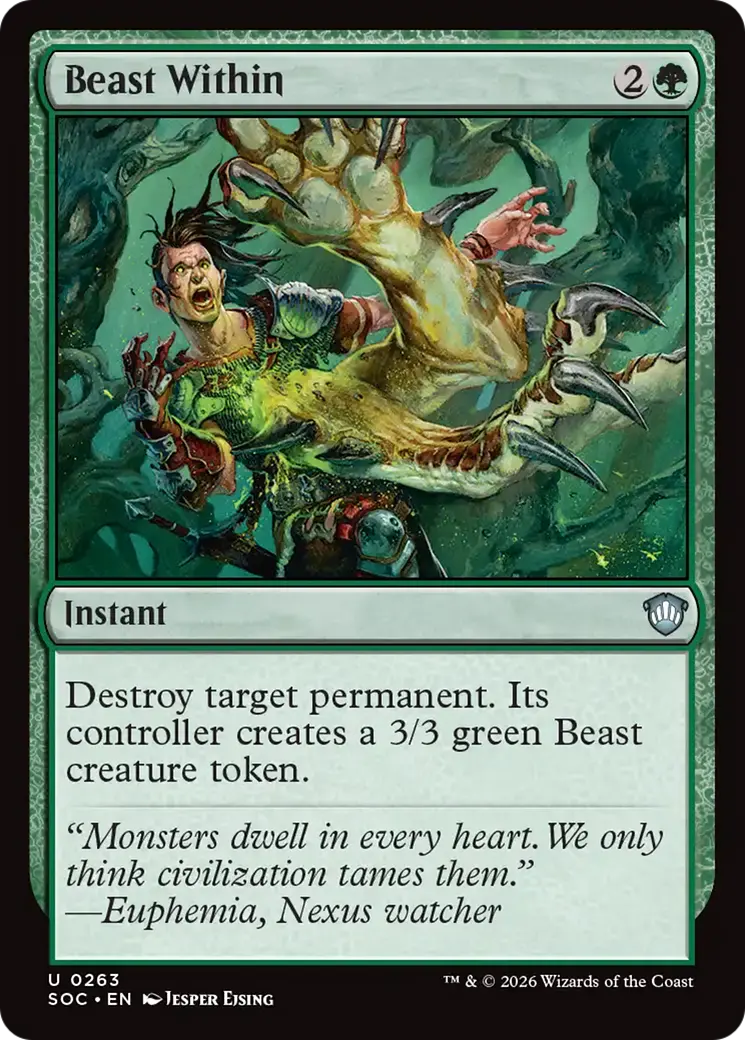 Beast Within [Secrets Of Strixhaven Commander] 1