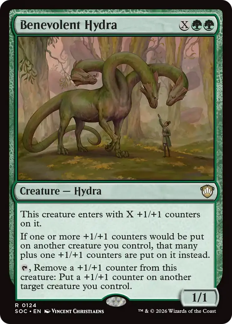 Benevolent Hydra [Secrets Of Strixhaven Commander] 1