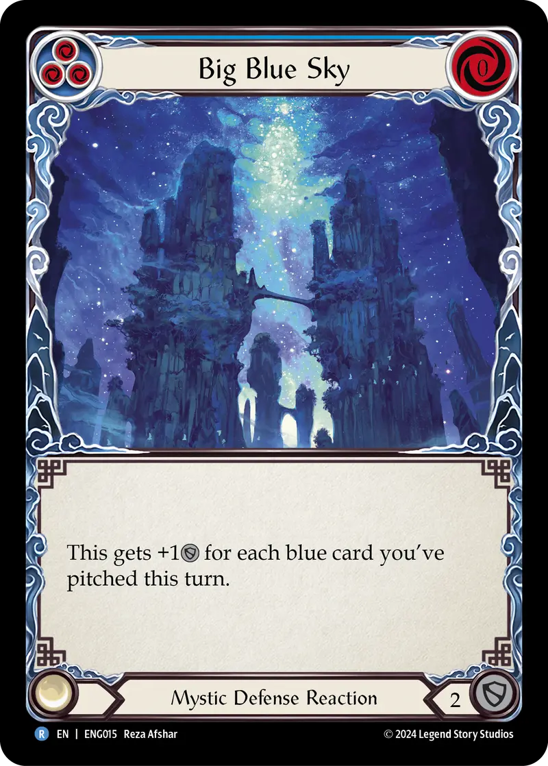 Big Blue Sky [Eng015] (Part The Mistveil Enigma Blitz Deck) 1