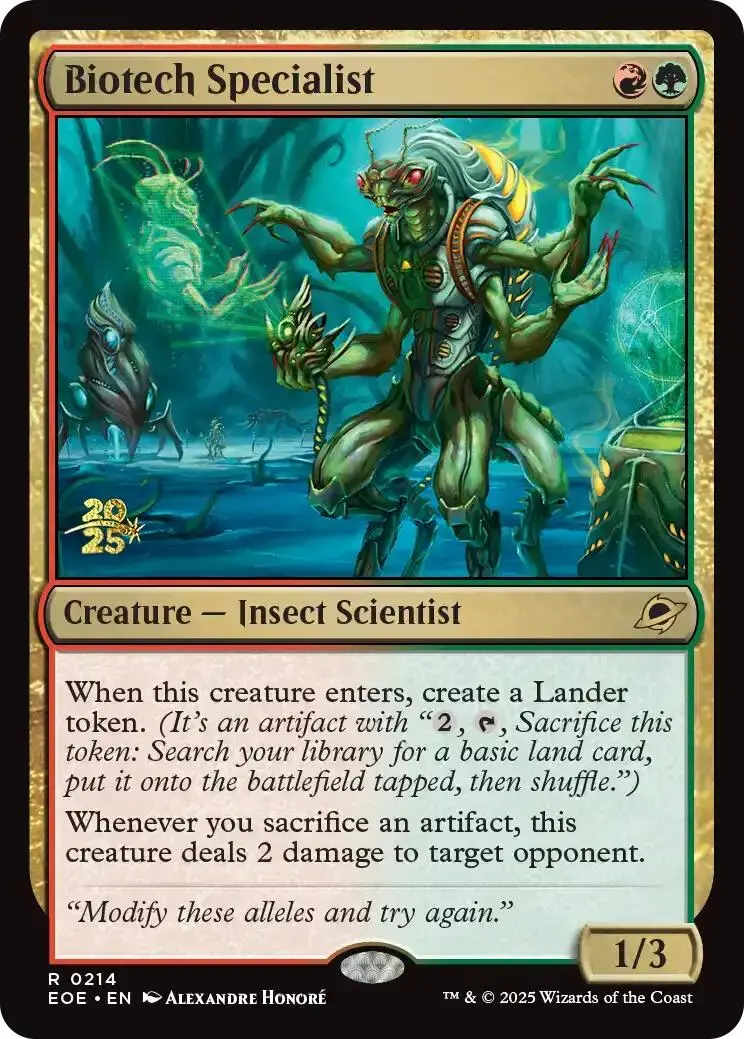 Biotech Specialist [Edge Of Eternities Prerelease Promos] 1