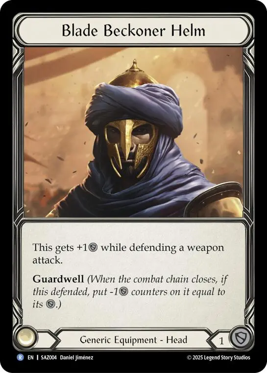 Blade Beckoner Helm [Saz004] (Gem Pack 2) 1