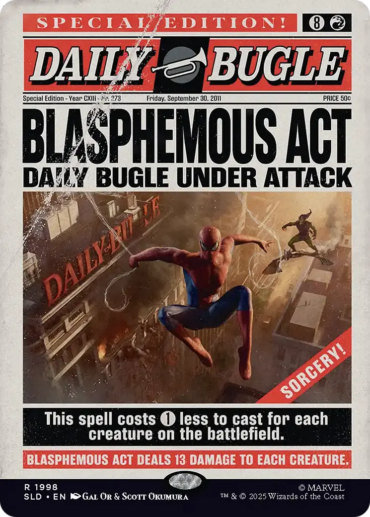 Blasphemous Act (1998) (Rainbow Foil) [Secret Lair Drop Series] 1