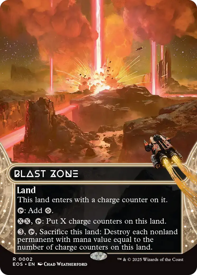 Blast Zone (0002) (Borderless) [Edge Of Eternities: Stellar Sights] 1