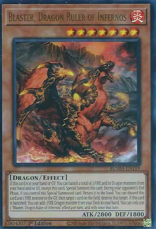 Blaster, Dragon Ruler Of Infernos [Blmm-En119] Ultra Rare 1
