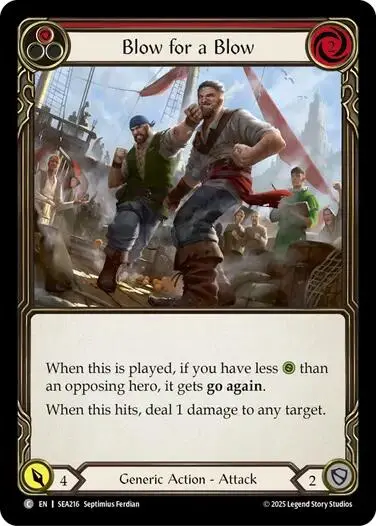 Blow For A Blow [Sea216] (High Seas)  Rainbow Foil 1