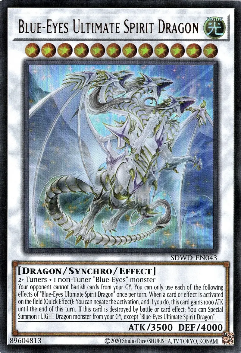 Blue-Eyes Ultimate Spirit Dragon (Unlimited) [Sdwd-En043] Ultra Rare 1