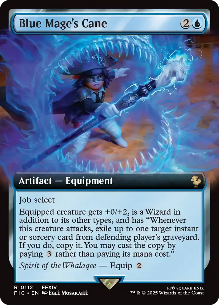Blue Mage's Cane (Extended Art) [Final Fantasy Commander] 1