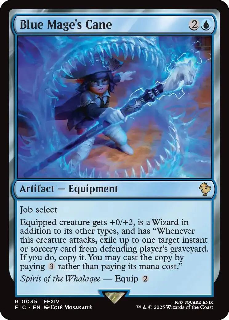 Blue Mage's Cane (Surge Foil) [Final Fantasy Commander] 1