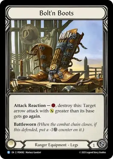 Bolt'n Boots [Pen082] (Compendium Of Rathe)  Cold Foil 1
