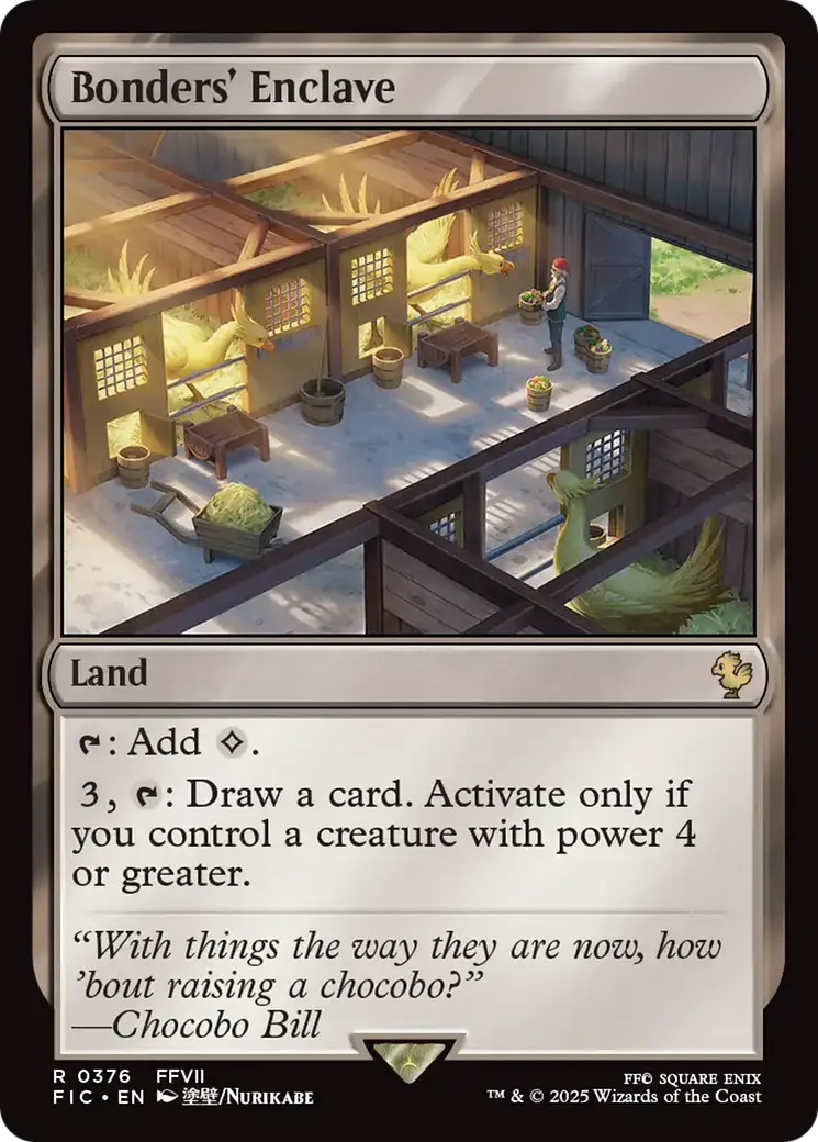 Bonders' Enclave [Final Fantasy Commander] 1