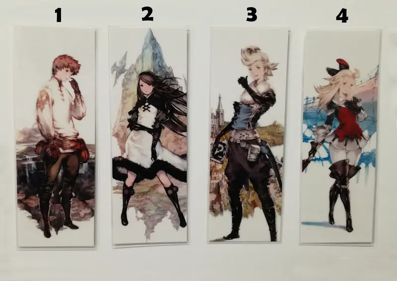 Bravely Default Bookmarks 2
