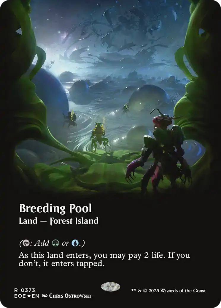 Breeding Pool (Borderless) (Galaxy Foil) [Edge Of Eternities] 1