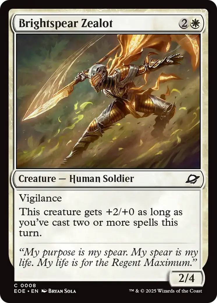 Brightspear Zealot [Edge Of Eternities] 1