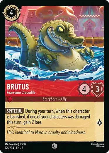 Brutus - Fearsome Crocodile (125/204) [Reign Of Jafar] 1