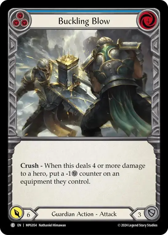 Buckling Blow (Blue) [Mpg054] (Mastery Pack Guardian) 1