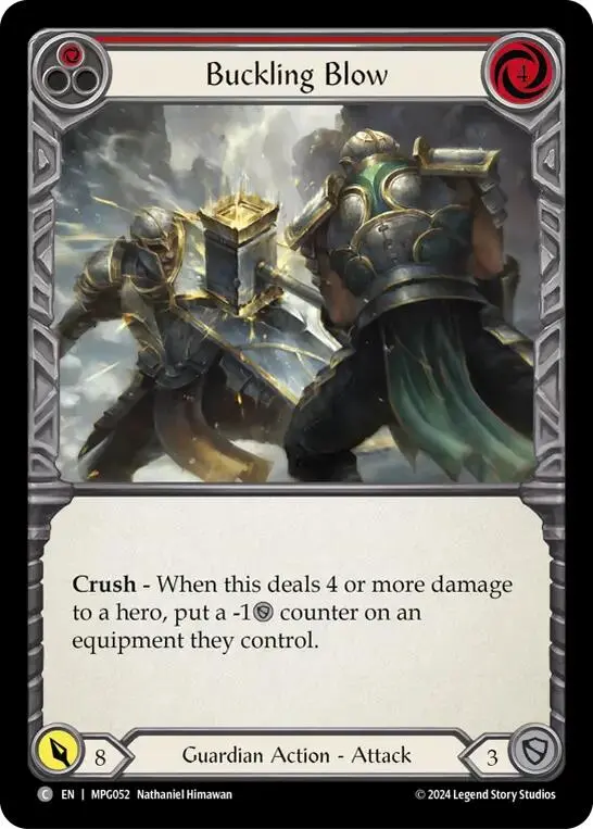 Buckling Blow (Red) [Mpg052] (Mastery Pack Guardian) 1
