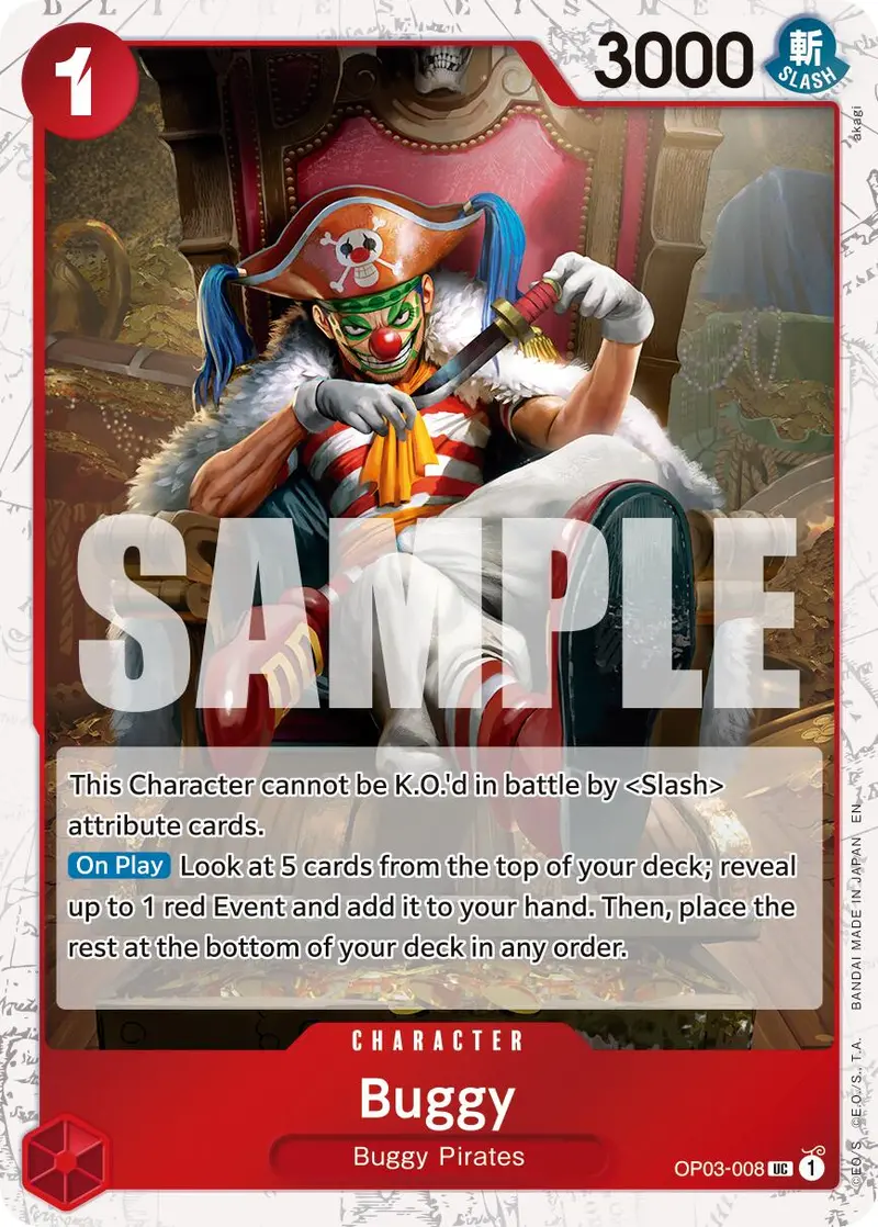 Buggy (Op03-008) (Pirate Foil) [Premium Booster -The Best- Vol. 2] 1