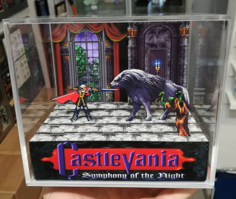 Castlevania Symphony Of The Night Cubic Diorama 2