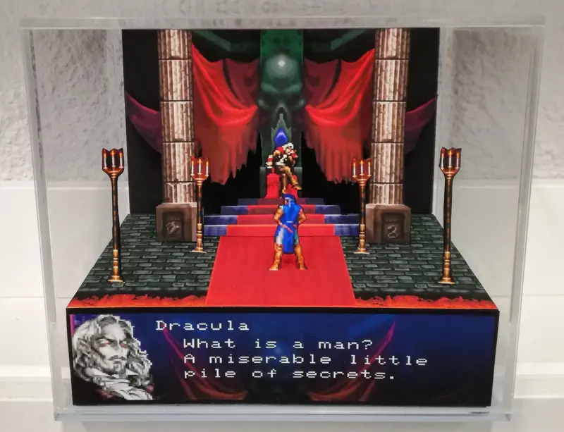 Castlevania Symphony Of The Night Intro Cubic Diorama 2