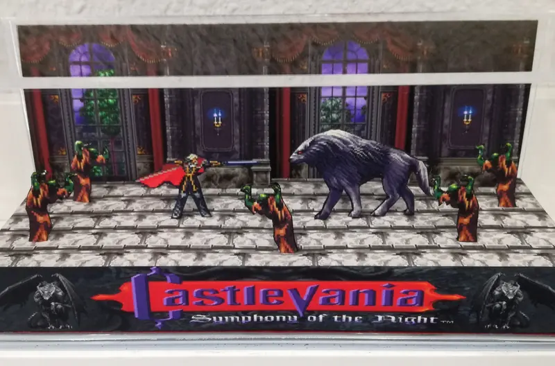 Castlevania Symphony Of The Night Panoramic Cube 1