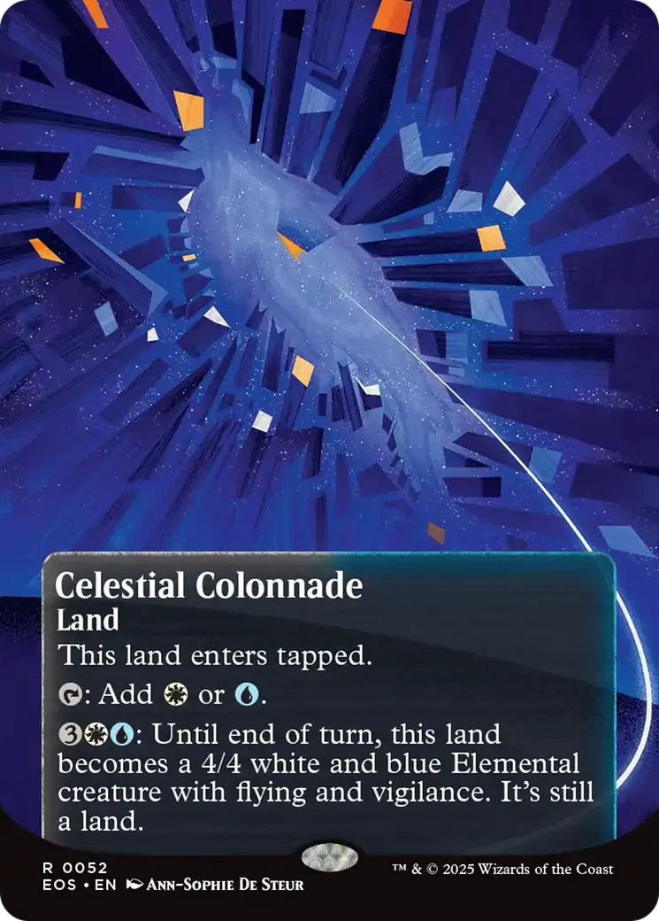 Celestial Colonnade (0052) (Borderless) [Edge Of Eternities: Stellar Sights] 1
